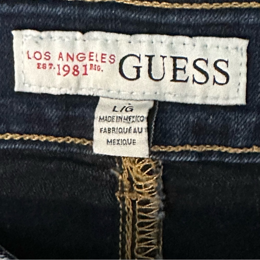 GUESS Denim Button Mini Skirt - Picture 4 of 5